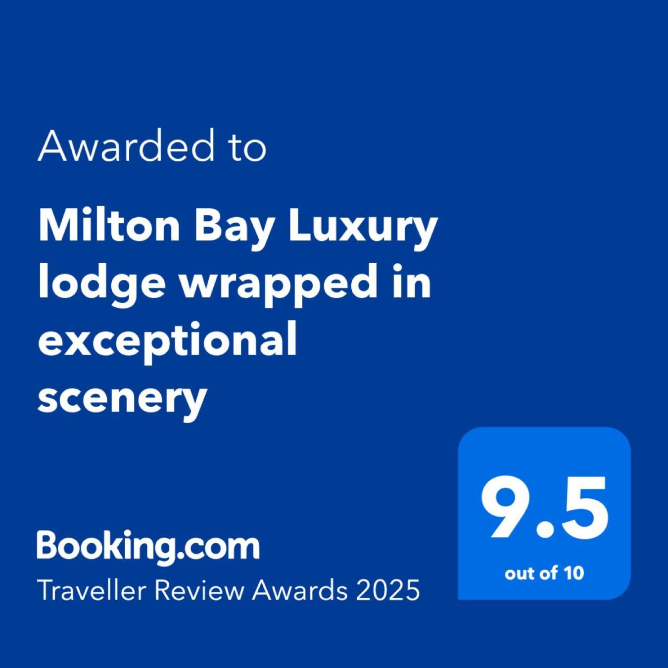Milton Bay Luxury Lodge Wrapped In Exceptional Scenery Morenish Экстерьер фото